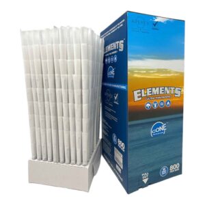 Elements Ultra Thin Rice Paper King Size Pre Rolled Cones - 800 Count
