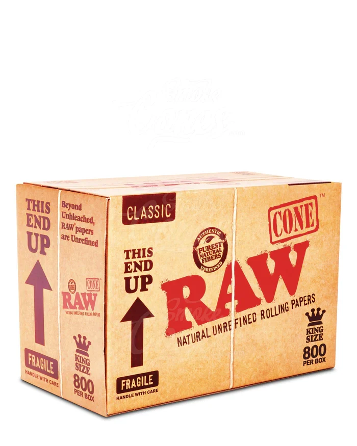 RAW Classic King Size Cones 800 count